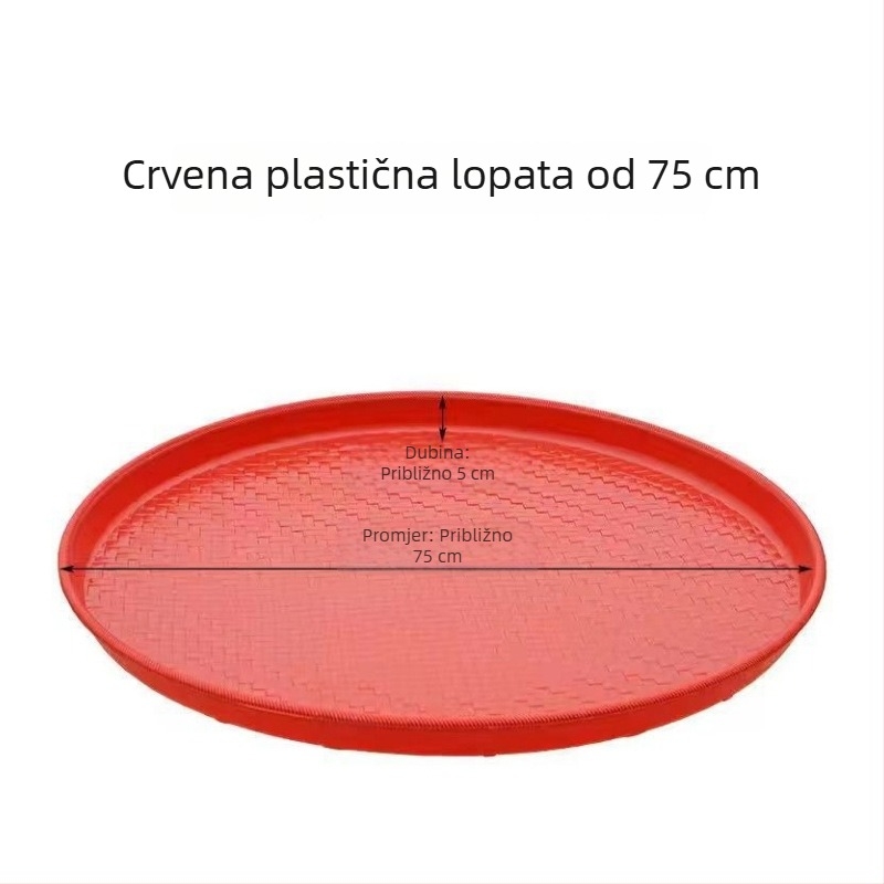 Kružna velika plastična cjedilo za kućnu upotrebu – fino prosijavanje brašna i riže, cjedilo za tjesteninu, višenamjensko cjedilo za sušenje