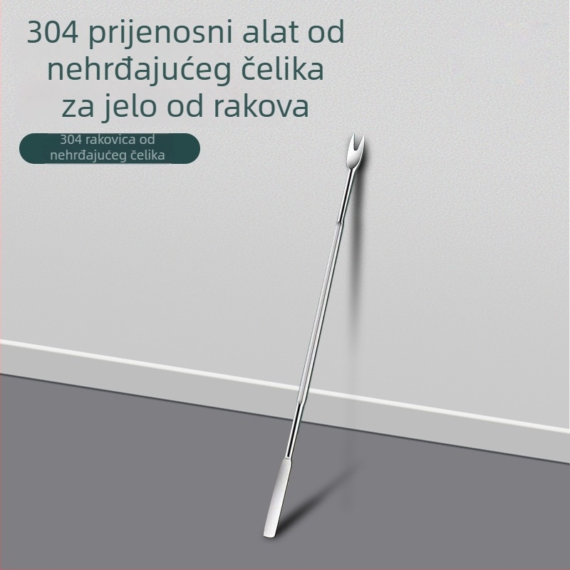 Set alata za jedenje rakova od nehrđajućeg čelika za kućnu upotrebu – kandže i kliješta za rakove, alat za vađenje mesa rakova