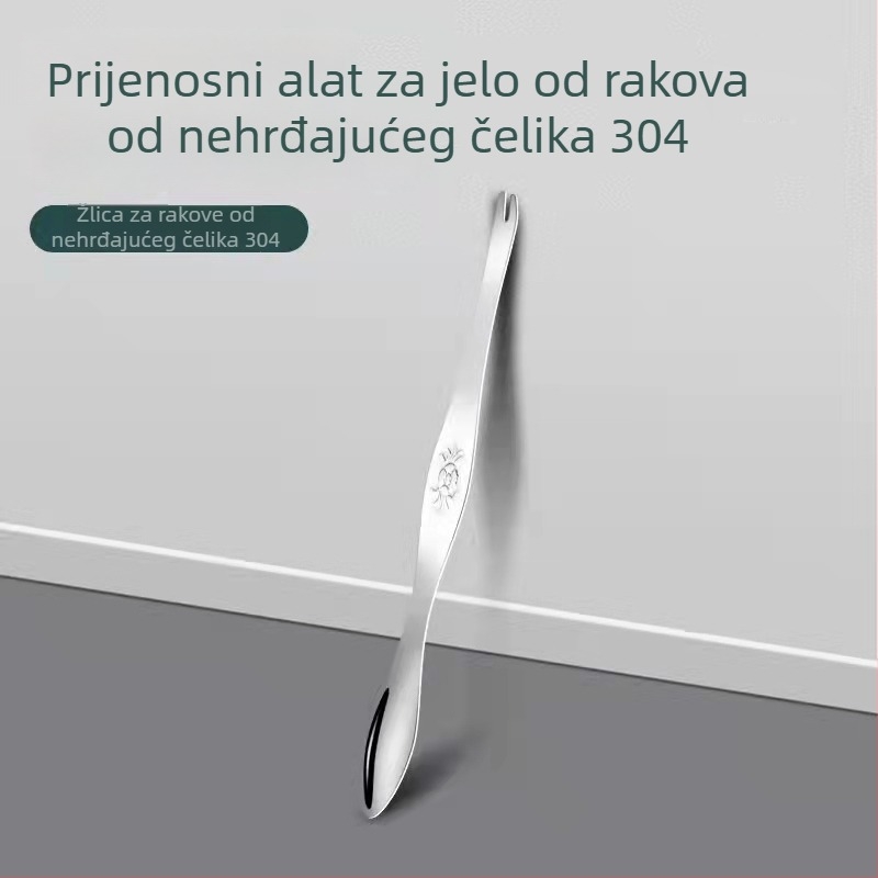 Set alata za jedenje rakova od nehrđajućeg čelika za kućnu upotrebu – kandže i kliješta za rakove, alat za vađenje mesa rakova