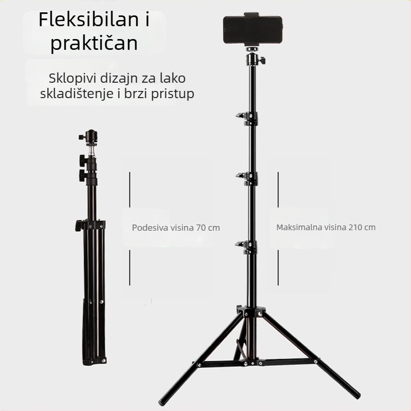 Jiale Sheng mobilni stativ za livestream, višenamjenski držač za telefon za snimanje na otvorenom