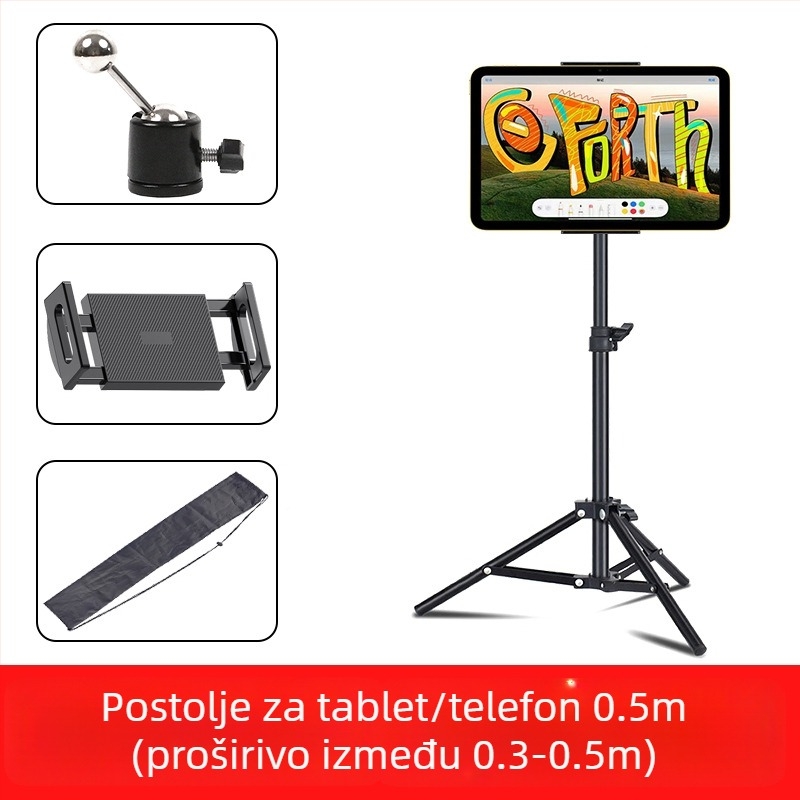 Jiale Sheng mobilni stativ za livestream, višenamjenski držač za telefon za snimanje na otvorenom