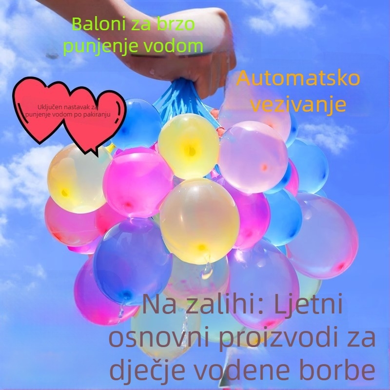 Male vodene balončiće za djecu, brzo punjenje, ljetne igre na otvorenom s vodom