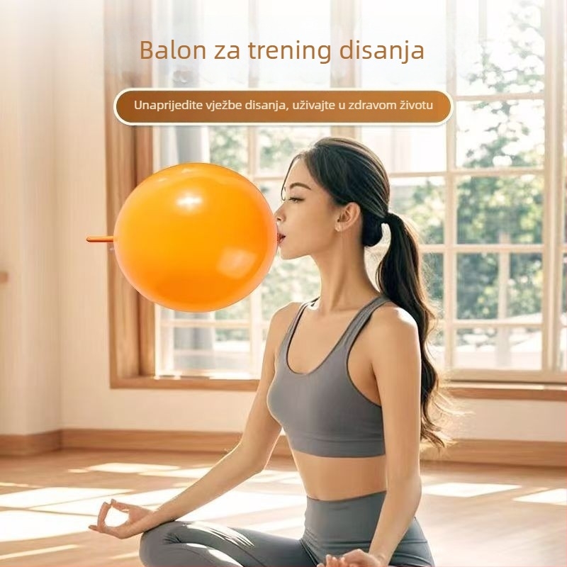 Balon za vježbanje disanja za odrasle, povećanje plućnog kapaciteta, dijafragma disanje, postporođajna rehabilitacija, joga za mišiće usana