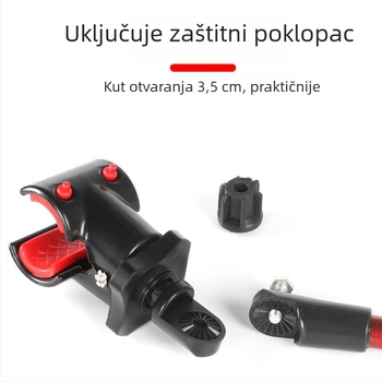 Univerzalni stražnji držač za štap za pecanje s protukliznom bazom i nosačem