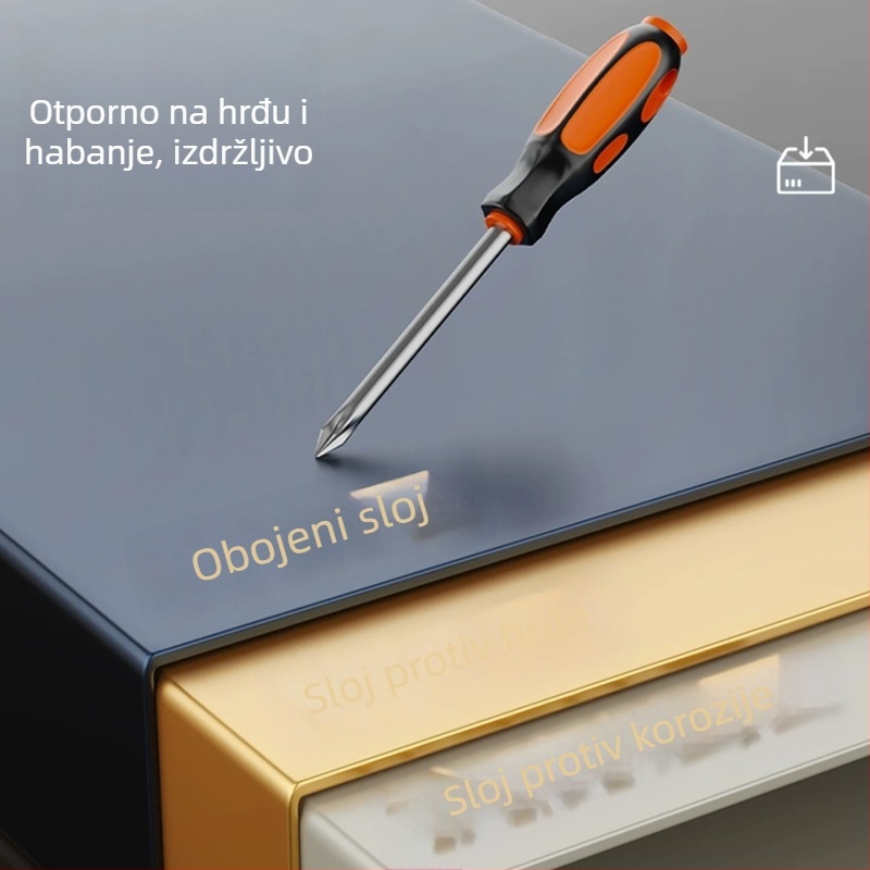 Kuhinjski stalak za mikrovalnu pećnicu i rižaricu, pločni ormar, teleskopski integrirani stalak za pohranu