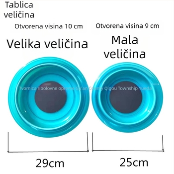 Sklopiva posuda za mamce s magnetskim željezom i silikonom za miješanje mamaca – ribolovna oprema