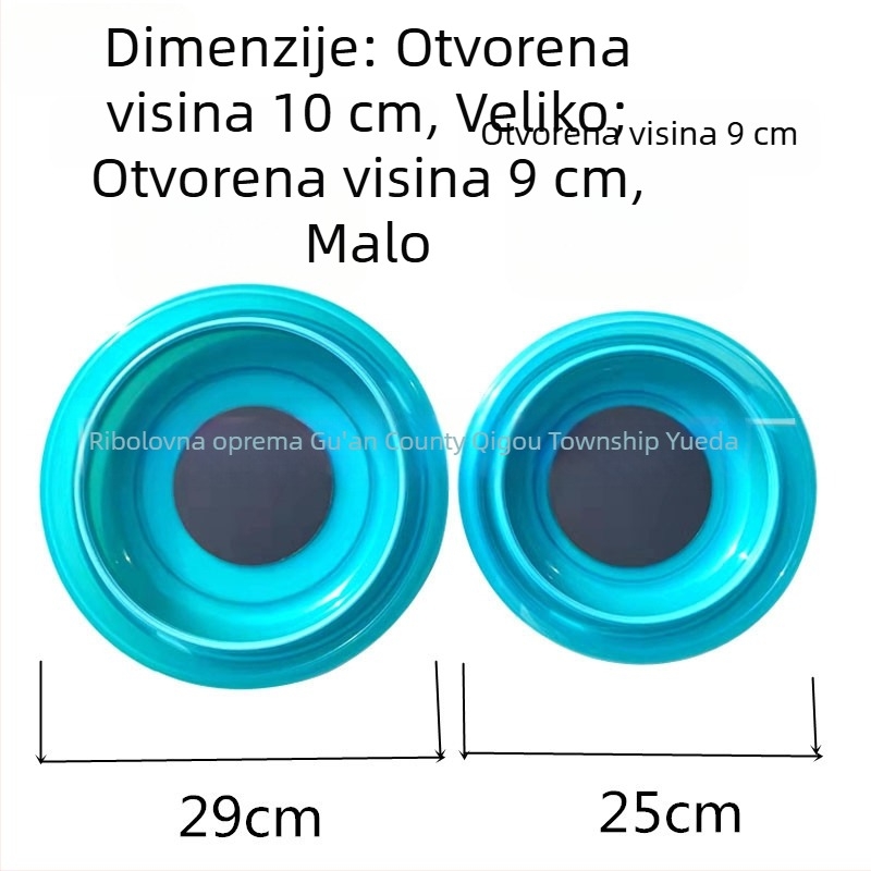 Sklopiva posuda za mamce s magnetskim željezom i silikonom za miješanje mamaca – ribolovna oprema