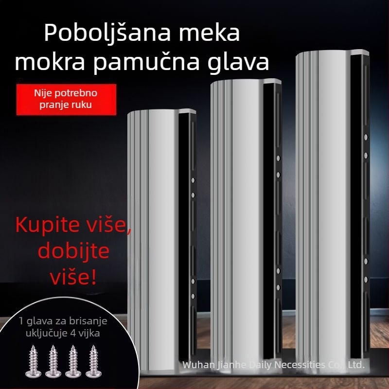 Zamjenska glava za spužvasti mop, debeli upijajući PVA, 27–38 cm, universalni valjkasti mop