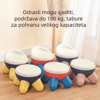 Višenamjenski stolić za pohranu za djecu, kućna uporaba, organizator igračaka i predmeta u dnevnom boravku i spavaćoj sobi