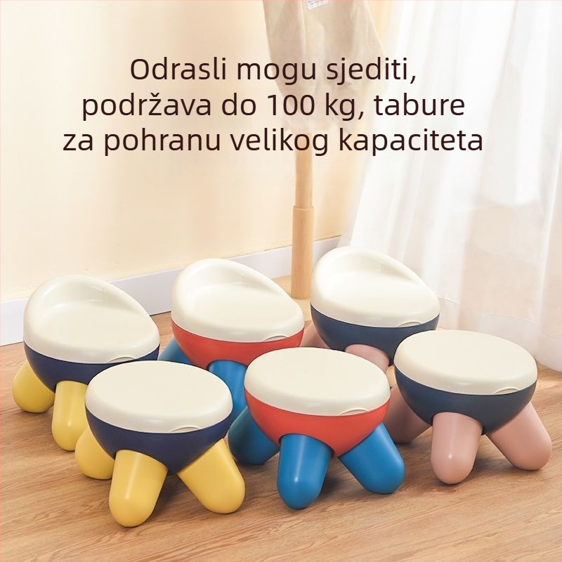 Višenamjenski stolić za pohranu za djecu, kućna uporaba, organizator igračaka i predmeta u dnevnom boravku i spavaćoj sobi