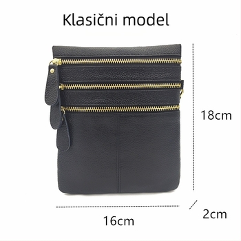 Ženska torbica od prave kože, ramena, novčanik i džep za telefon, kreativna crossbody torba za svakodnevnu upotrebu