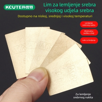 Keyote Niskotemperaturne šipke za zavarivanje srebra – visok sadržaj srebra, materijal za zavarivanje, tok, alati zlatare