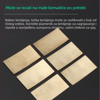 Keyote Niskotemperaturne šipke za zavarivanje srebra – visok sadržaj srebra, materijal za zavarivanje, tok, alati zlatare