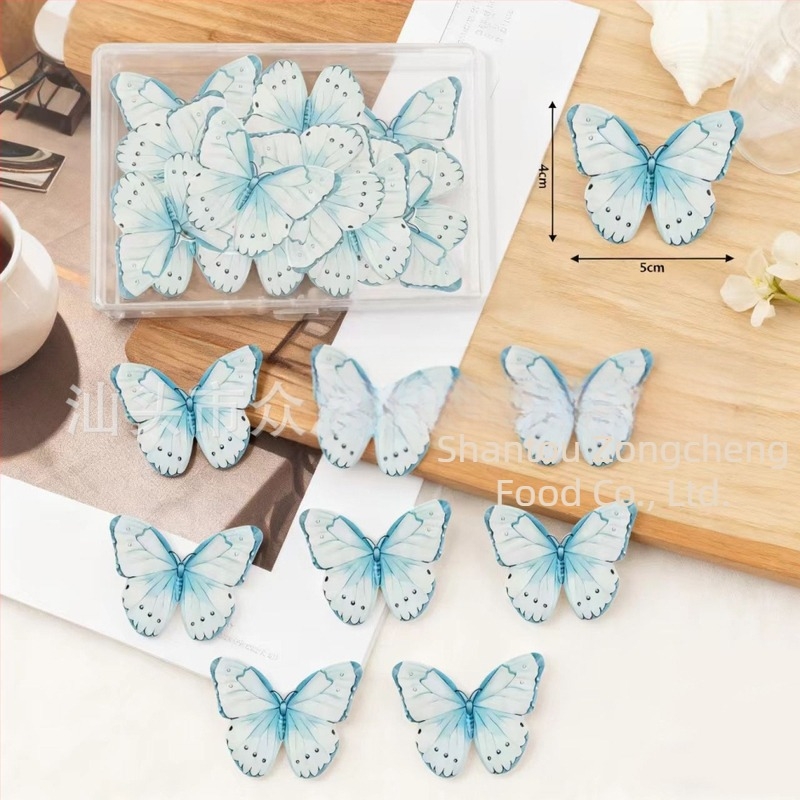 Wafer papir s motivom leptira za ukrašavanje torti i deserta, DIY aranžiranje