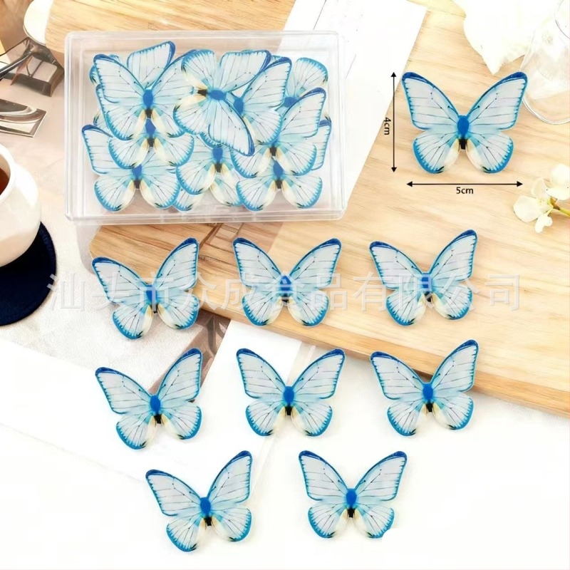Wafer papir s motivom leptira za ukrašavanje torti i deserta, DIY aranžiranje