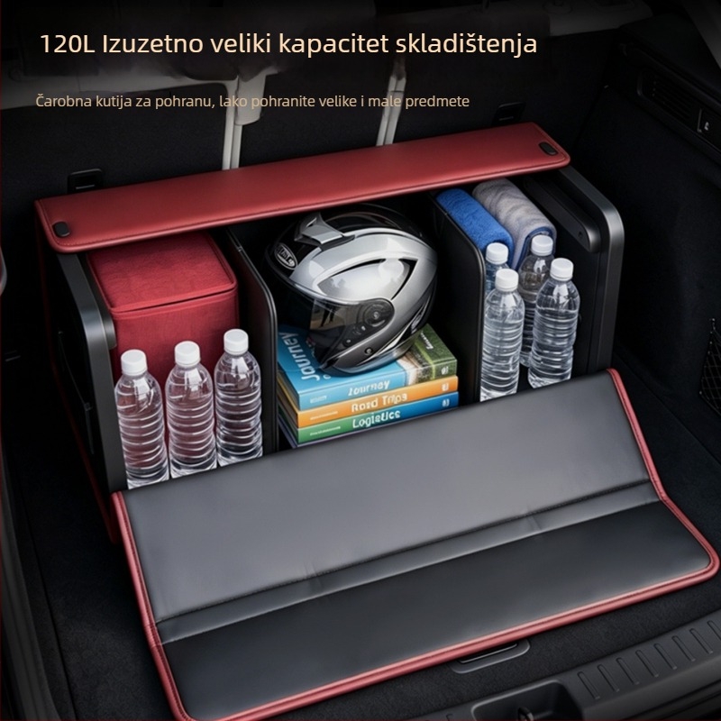 Kutija za skladištenje prtljažnika, namijenjena određenom automobilu, s magnetskim presavijanjem, ojačani ABS bočni paneli, višenamjenski organizator