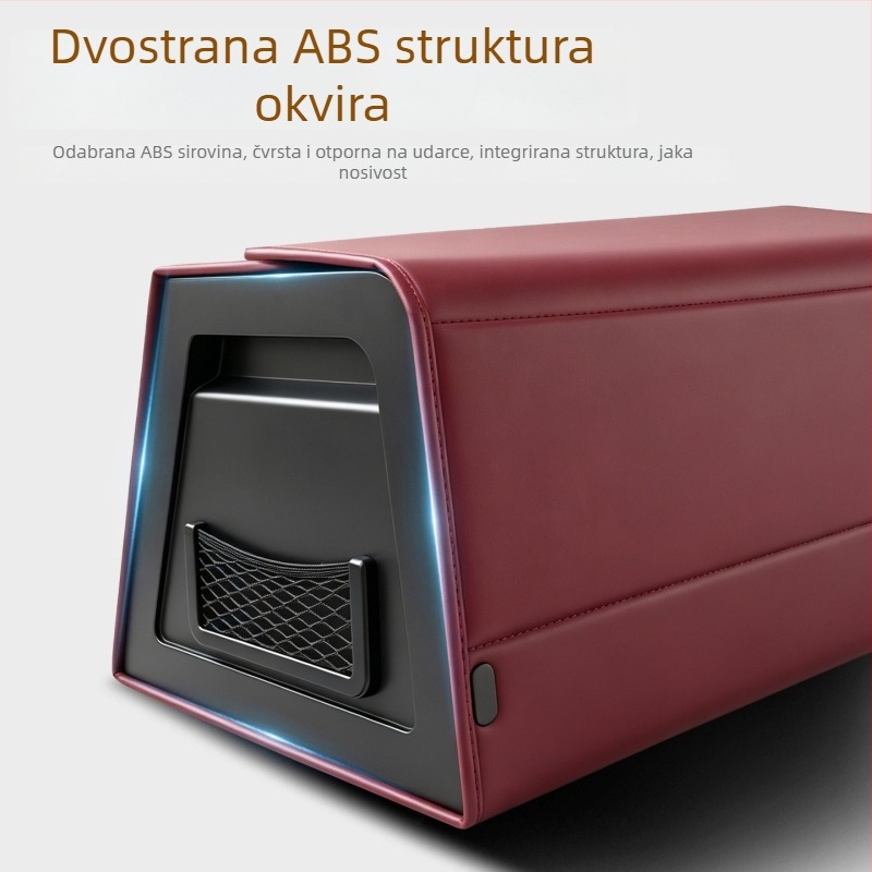 Kutija za skladištenje prtljažnika, namijenjena određenom automobilu, s magnetskim presavijanjem, ojačani ABS bočni paneli, višenamjenski organizator