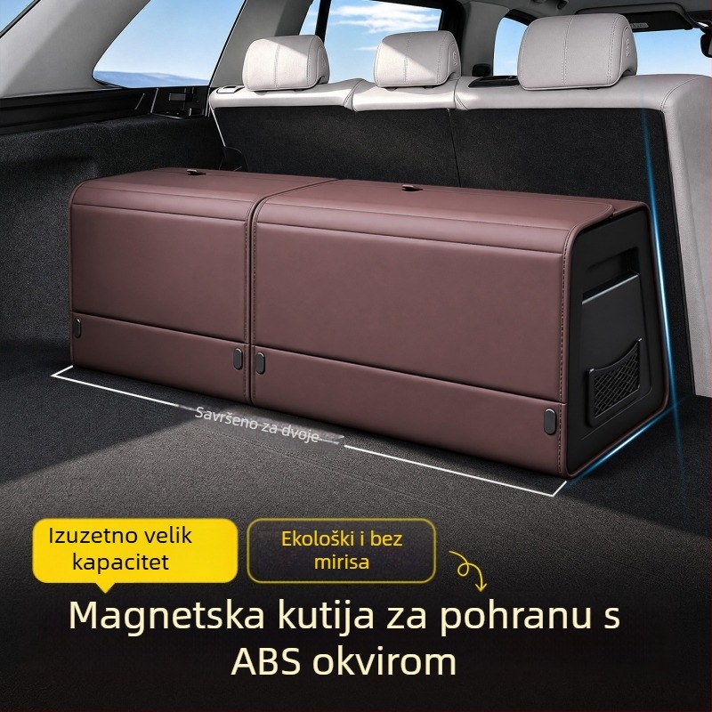 Kutija za skladištenje prtljažnika, namijenjena određenom automobilu, s magnetskim presavijanjem, ojačani ABS bočni paneli, višenamjenski organizator