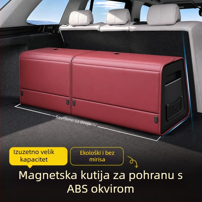 Kutija za skladištenje prtljažnika, namijenjena određenom automobilu, s magnetskim presavijanjem, ojačani ABS bočni paneli, višenamjenski organizator