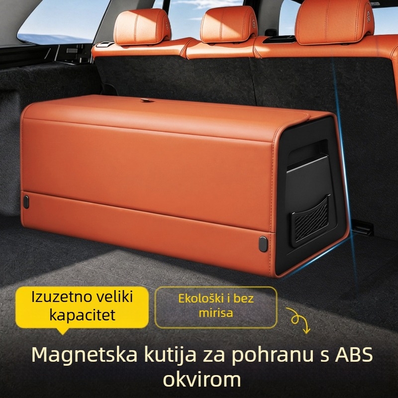 Kutija za skladištenje prtljažnika, namijenjena određenom automobilu, s magnetskim presavijanjem, ojačani ABS bočni paneli, višenamjenski organizator