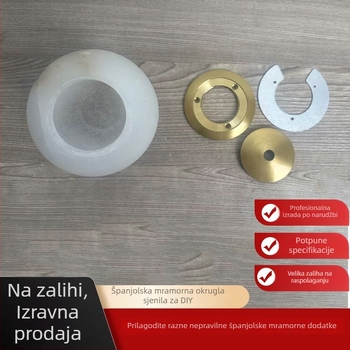 Španjolski mramorni kuglasti abažur DIY dodaci za lustere, zidne lampe, stolne i podne lampe