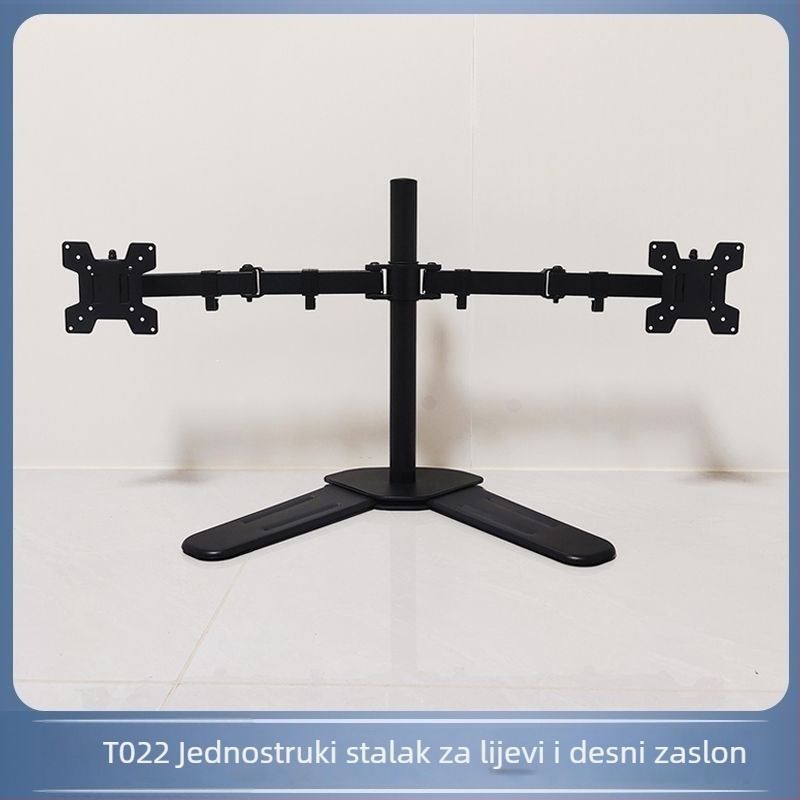 Stalak za monitor s mehaničkim ramenom, rotirajući, prilagodljiv, debelo stabilno postolje, velika nosivost