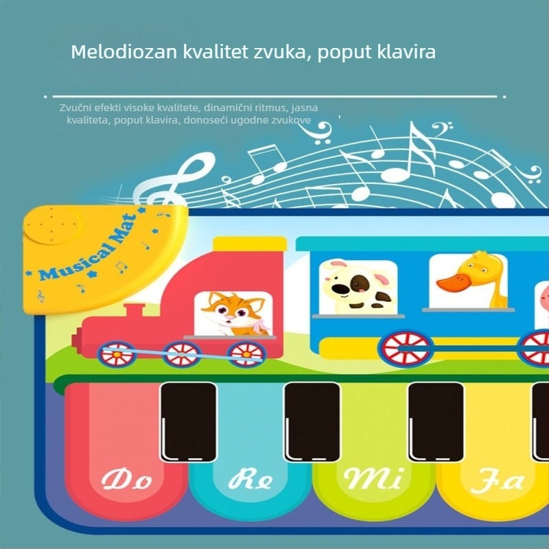 Dječji edukativni muzički prostir za ples s pedalnim klavijaturama, višenamjenska glazbena igračka