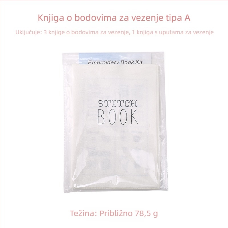 Set knjiga o platnenim tehnikama šivanja — vodič za početnike
