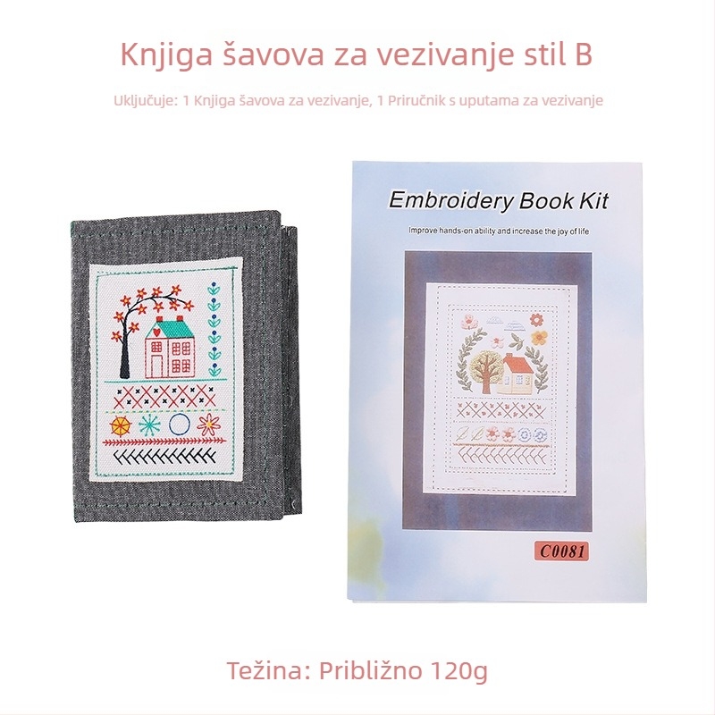 Set knjiga o platnenim tehnikama šivanja — vodič za početnike