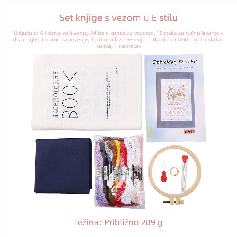 Set knjiga o platnenim tehnikama šivanja — vodič za početnike