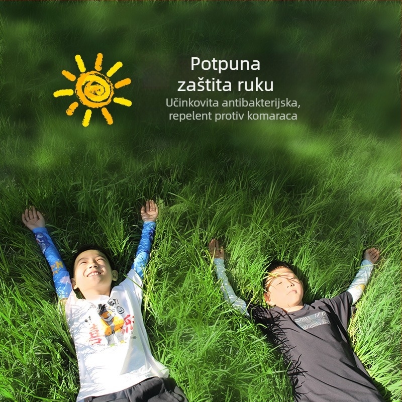 Dječje Ice Silk rukave s UV zaštitom za ljeto