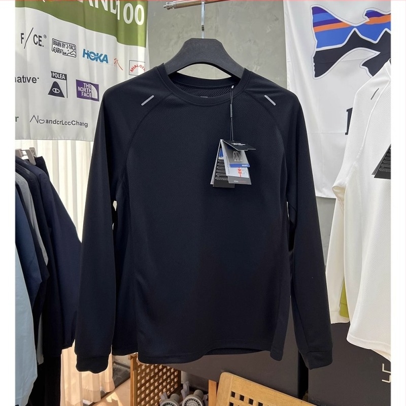 Muška ljetna sportska majica s dugim rukavima, opuštena kroja, upijanje vlage, prozračna, brzo suši, poliester