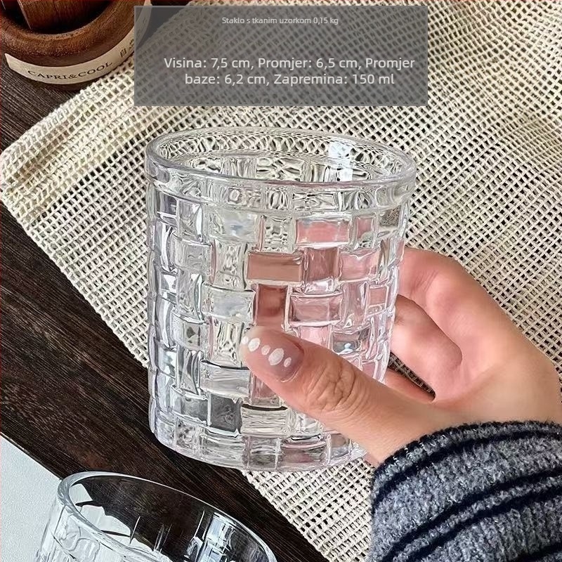 Set kristalnih čaša za liker u kineskom stilu, 100 ml, za kućnu upotrebu