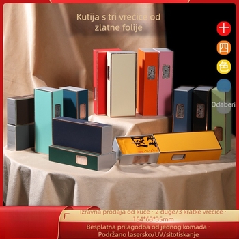 Set za kušanje čaja – dvije porcije, poklon kutija s Dahongpao crnim čajem