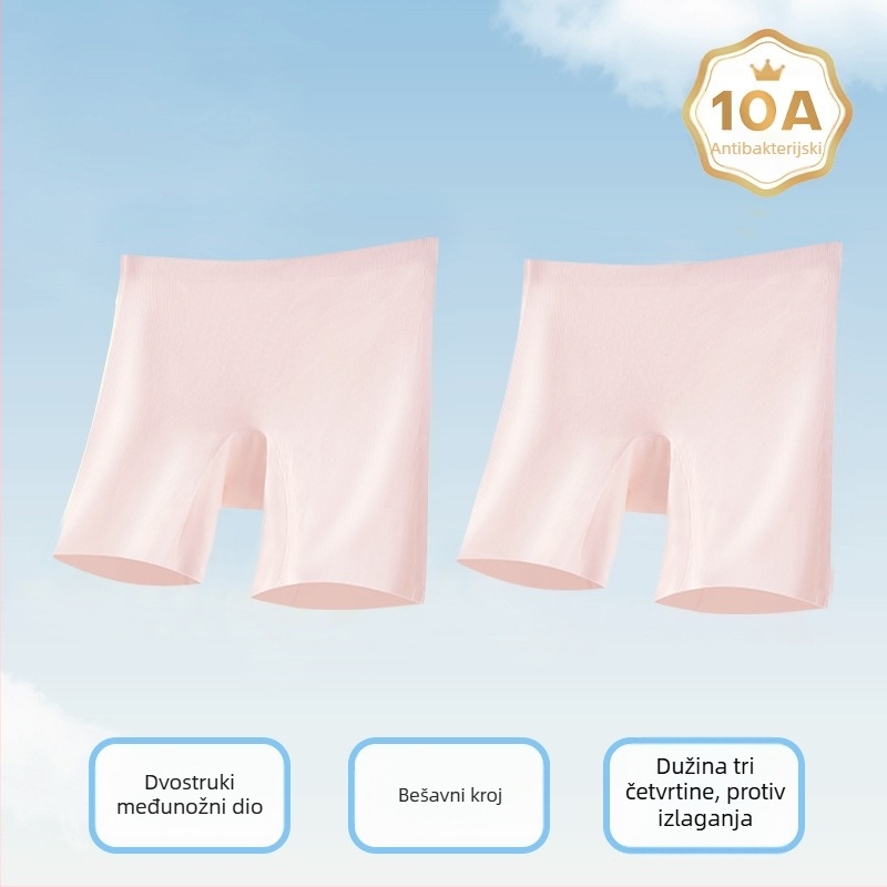 Dječje sigurnosne šorceve za djevojčice s hladnim Ice Silk donjim rubljem, antibakterijski komfor, trostruki dizajn
