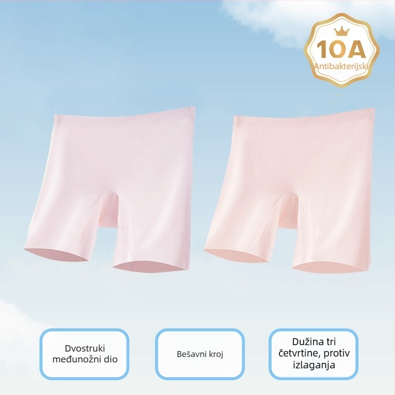 Dječje sigurnosne šorceve za djevojčice s hladnim Ice Silk donjim rubljem, antibakterijski komfor, trostruki dizajn