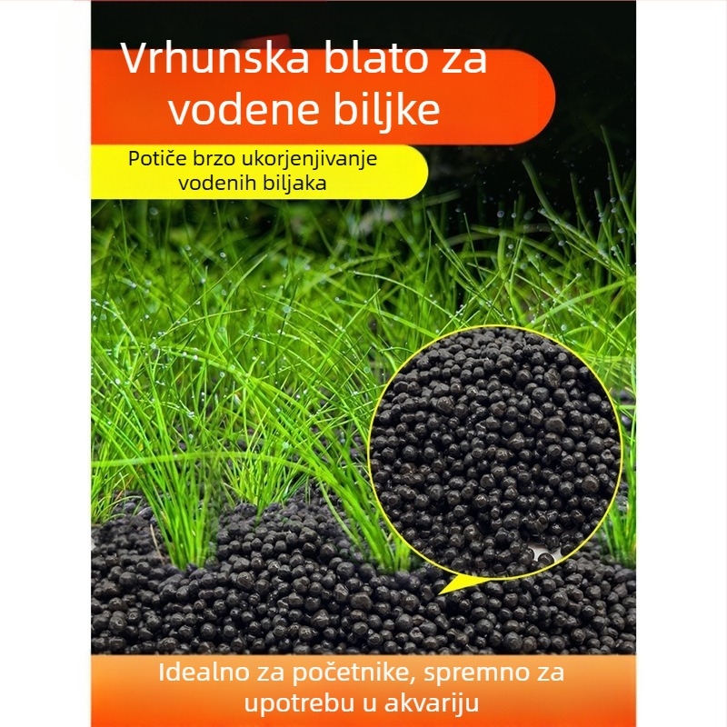 Ekološka podloga za akvarijske biljke: mulj za vodene biljke, osnovni pijesak, hranjiva zemlja i osnovno gnojivo