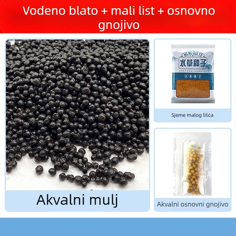 Ekološka podloga za akvarijske biljke: mulj za vodene biljke, osnovni pijesak, hranjiva zemlja i osnovno gnojivo