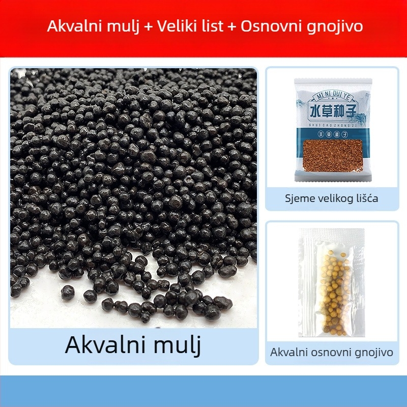 Ekološka podloga za akvarijske biljke: mulj za vodene biljke, osnovni pijesak, hranjiva zemlja i osnovno gnojivo