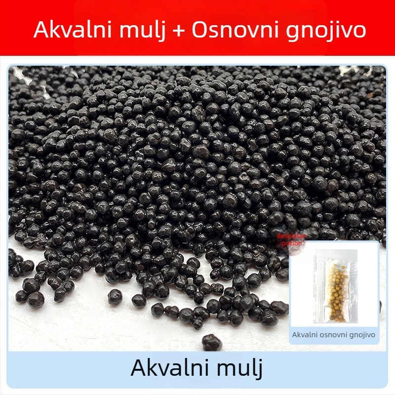 Ekološka podloga za akvarijske biljke: mulj za vodene biljke, osnovni pijesak, hranjiva zemlja i osnovno gnojivo