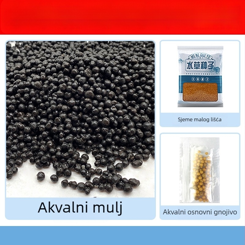 Ekološka podloga za akvarijske biljke: mulj za vodene biljke, osnovni pijesak, hranjiva zemlja i osnovno gnojivo