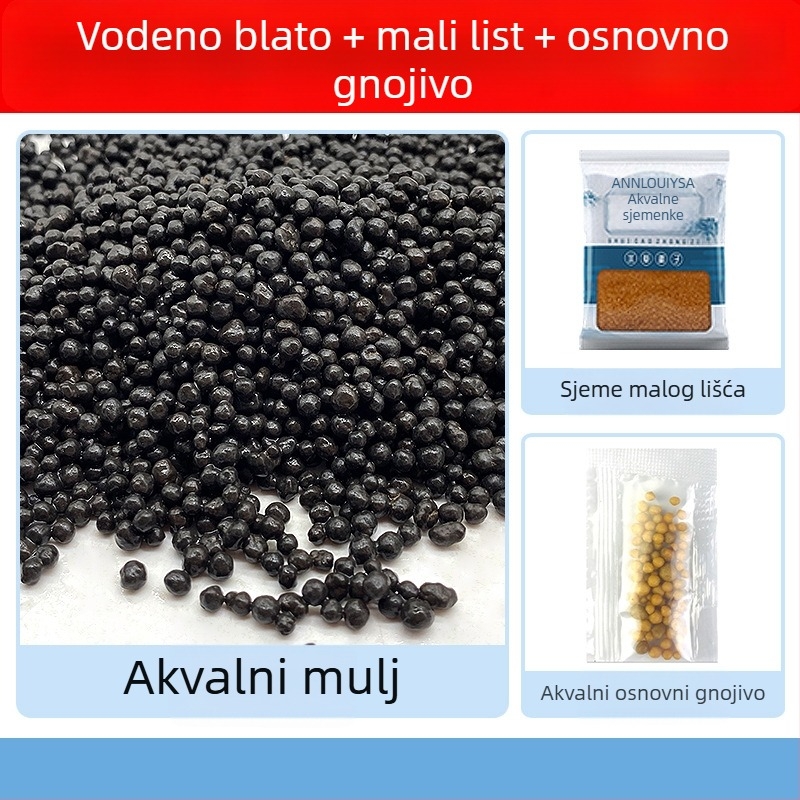 Ekološka podloga za akvarijske biljke: mulj za vodene biljke, osnovni pijesak, hranjiva zemlja i osnovno gnojivo