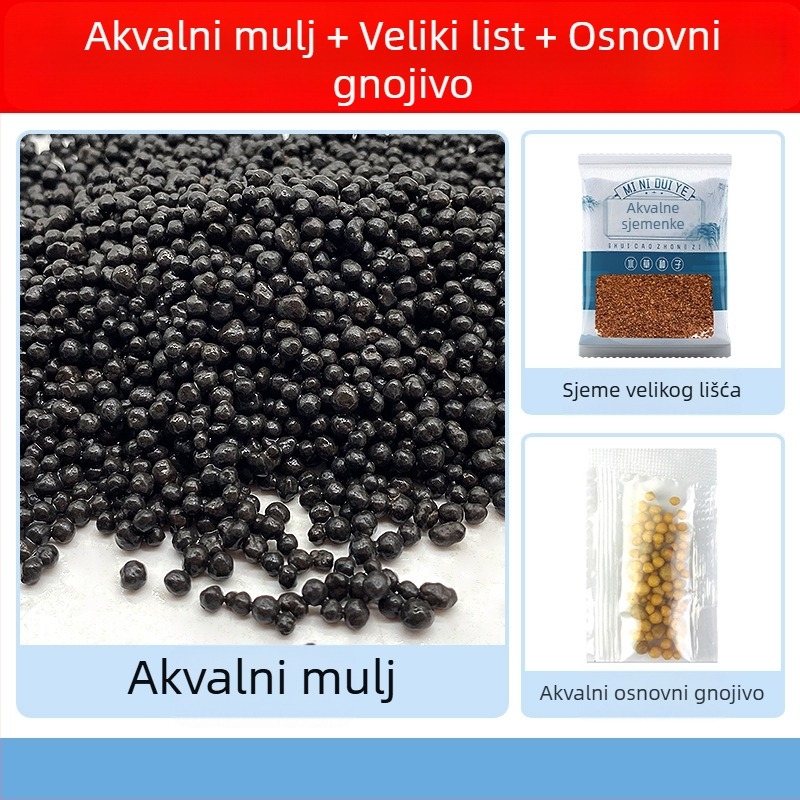 Ekološka podloga za akvarijske biljke: mulj za vodene biljke, osnovni pijesak, hranjiva zemlja i osnovno gnojivo