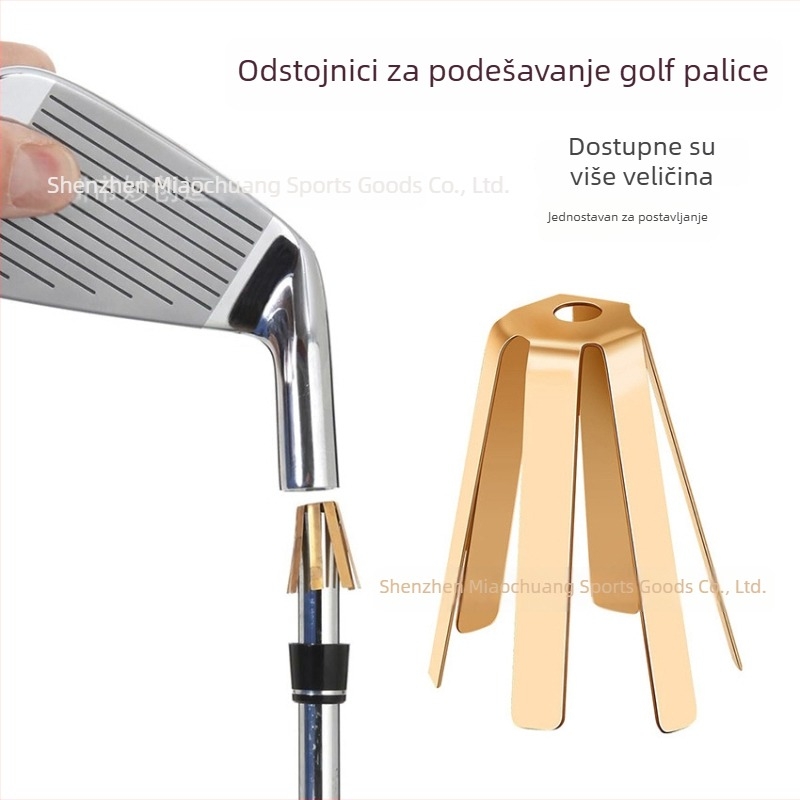 Dodatna oprema za golf: distanceri s osam zubi i sa šest zubi, distancer za punjenje i štapić za podešavanje promjera