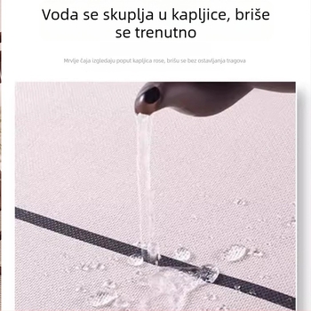 Runner za stol za čaj u kineskom zen stilu od bambusa – dugačak prostir od pamuka i lana, za stol za čaj, TV ormarić i stol za kavu