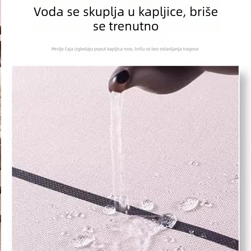 Runner za stol za čaj u kineskom zen stilu od bambusa – dugačak prostir od pamuka i lana, za stol za čaj, TV ormarić i stol za kavu