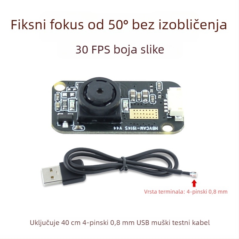 120fps brzi uređaj za praćenje pogleda s prepoznavanjem irisa, GC0308 modul, 300k piksela, USB modul bez upravljačkog programa