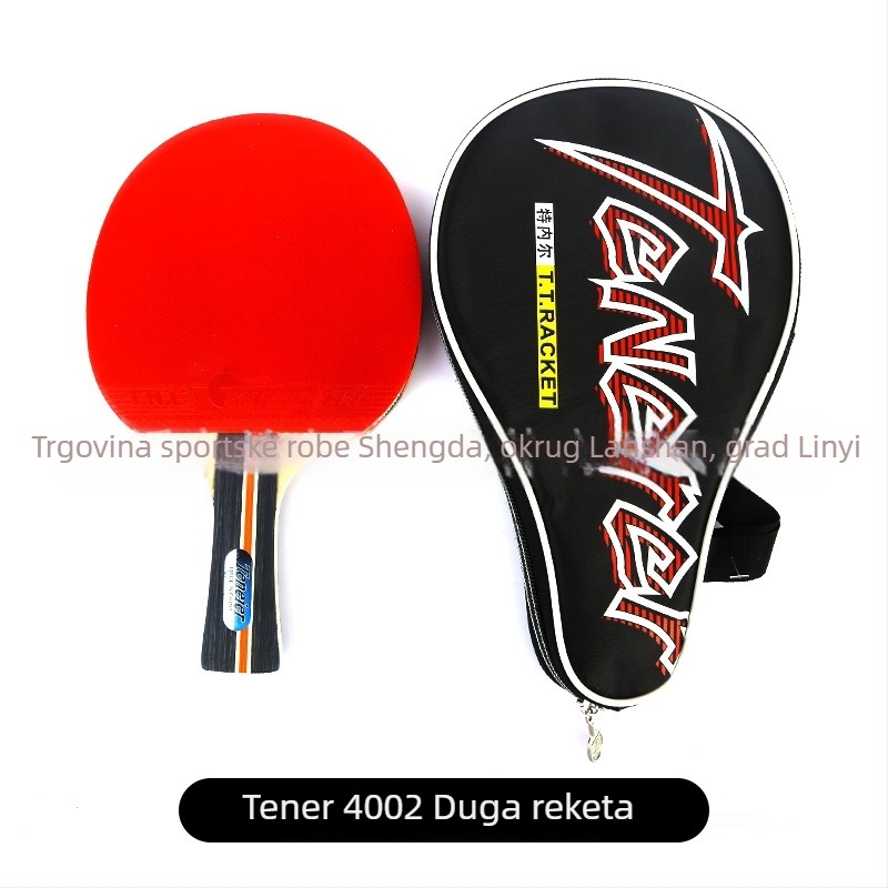Tener set za stolni tenis za početnike – Dva reketa (ravni zahvat i shakehand zahvat), tri lopte i torba za rekete