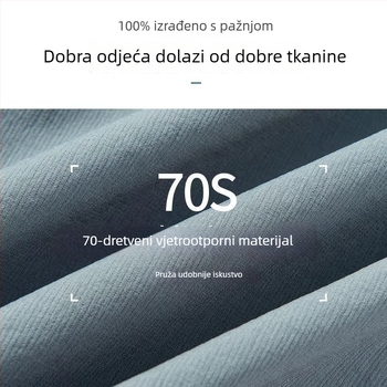 Muška kapuljača jakna za jesen i zimu – vodootporna, otporna na vjetar, brzo suši, za vožnju biciklom na otvorenom