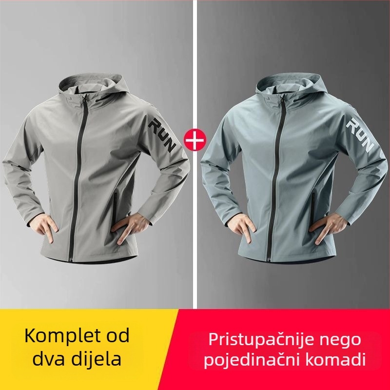 Muška kapuljača jakna za jesen i zimu – vodootporna, otporna na vjetar, brzo suši, za vožnju biciklom na otvorenom